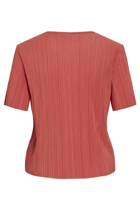 Vila viplisa o-neck s/s top - noos